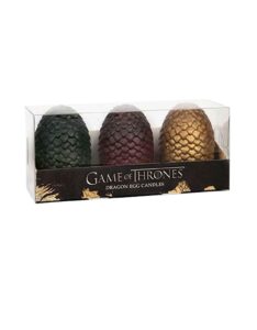 game of thrones house dragon eggs sculpted insignia candle