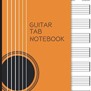 Guitar Tab Notebook: 150 pages Blank Guitar Music Journal for students