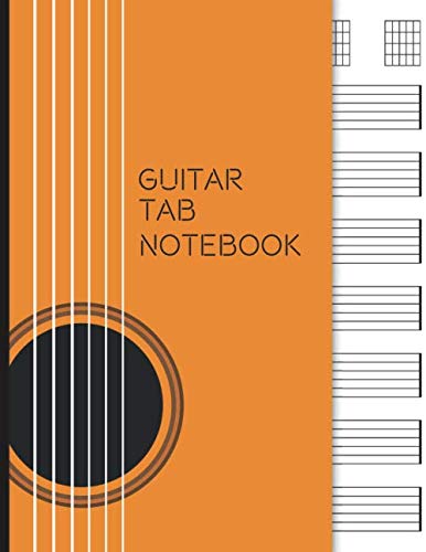 Guitar Tab Notebook: 150 pages Blank Guitar Music Journal for students