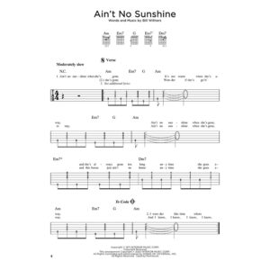 Simple Fingerstyle Guitar Songs: 40 Popular Songs Arranged for Fingerstyle Guitar in Rhythm Tab Notation with Lyrics and Chord Frames