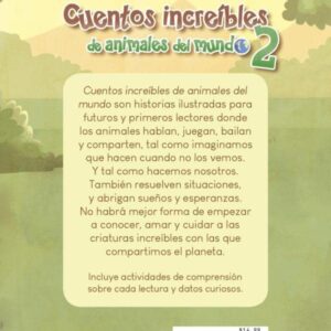 Cuentos increibles de animales del mundo Vol 2 (Spanish Edition)