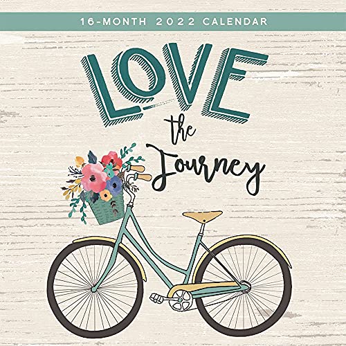 Love The Journey 2022 12 x 12 Inch Monthly Square Wall Calendar by Hopper Studios, Stationery Design Photography