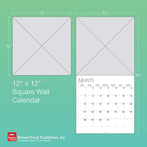 Love The Journey 2022 12 x 12 Inch Monthly Square Wall Calendar by Hopper Studios, Stationery Design Photography