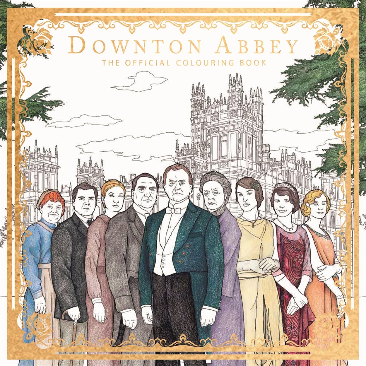 Downton Abbey: The Official Colouring Book (Adult Colouring/Activity)