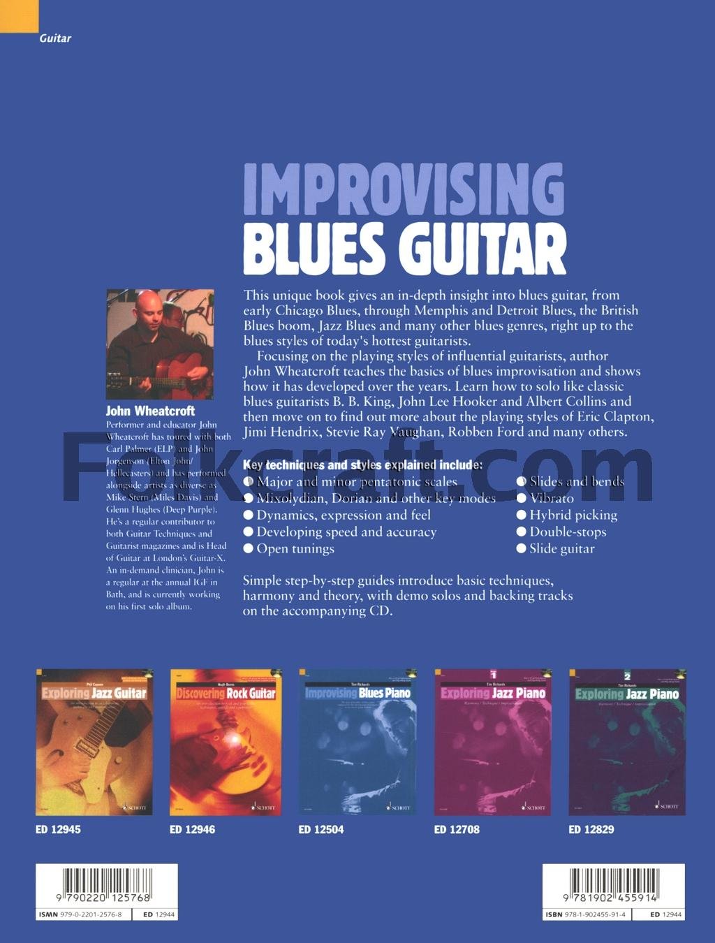 Improvising Blues Guitar: An Introduction to Blues Guitar Styles, Techniques & Improvisation Book/CD Pack (The Schott Po Styles Series)