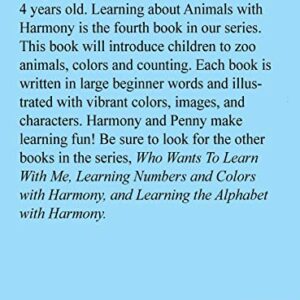 Learning About Animals With Harmony (Learning with Harmony)