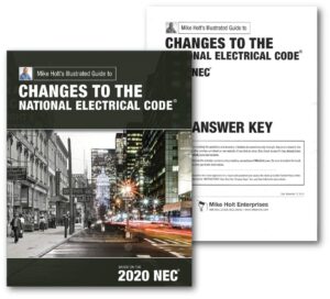 mike holt's illustrated guide to changes to the national electrical code (textbook), 2020 nec