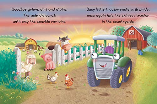 The Busy Little Tractor - Childen's Padded Board Book