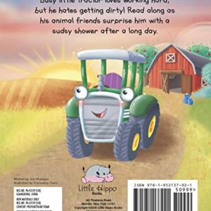 The Busy Little Tractor - Childen's Padded Board Book