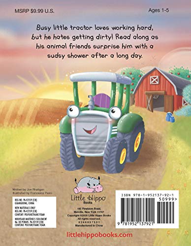 The Busy Little Tractor - Childen's Padded Board Book