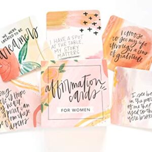 Paper Peony Press Affirmation Cards for Women: Beautifully Illustrated Inspirational Cards with Positive Affirmations to Help with Gratitude, Mindfulness, Daily Encouragement and Self Care