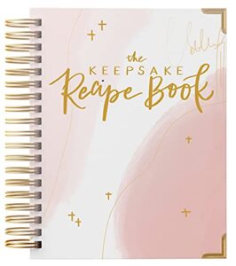 paper peony press the keepsake recipe book: a blank recipe notebook to write in your own recipes & create your own cookbook journal (spiral-bound premium hardcover edition)