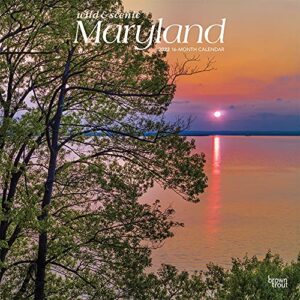 maryland wild & scenic 2022 12 x 12 inch monthly square wall calendar, usa united states of america southeast state nature