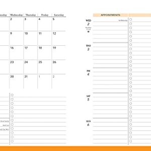 Happy Hues 2022 6 x 7.75 Inch Weekly Desk Planner by Plato, Fashion Designer Stationery