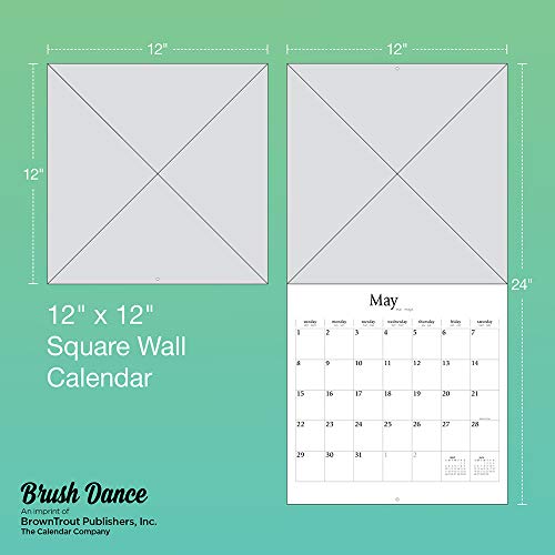 Pathways 2022 12 x 12 Inch Monthly Square Wall Calendar by Brush Dance, Photography Journey Scenic Nature