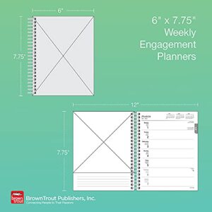 Kittens 2022 6 x 7.75 Inch Spiral-Bound Wire-O Weekly Engagement Planner Calendar | New Full-Color Image Every Week | Animals Cats Pets