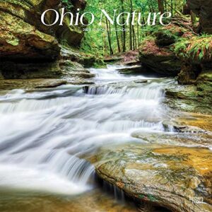 ohio nature | 2023 12 x 24 inch monthly square wall calendar | foil stamped cover | browntrout | usa united states of america midwest state nature