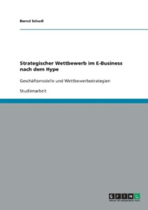 strategischer wettbewerb im e-business nach dem hype (german edition)