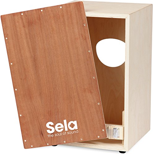 Sela SE 001 Snare Cajon Kit with Instructions and Audio CD, Natural, Standard (SE001)