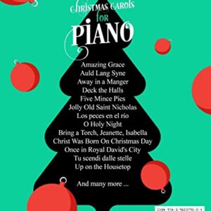 Christmas Carols for Piano. Beginner Christmas Sheet Music Book for Kids and Adults (+Free Audio)