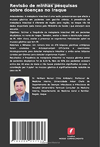 Revisão de minhas pesquisas sobre doenças no Iraque (Portuguese Edition)