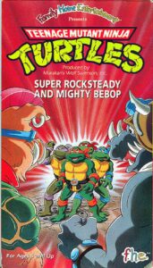 teenage mutant ninja turtles - super rocksteady & mighty bebop [vhs]