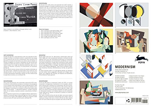 Modernism: Paper Placemat Pad (Multilingual Edition) (English, Spanish, French and German Edition)