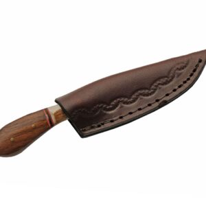 Little Doe Bone/Wood Handle 4.75″ Stainless Steel Hunting Knife