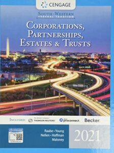 south-western federal taxation 2021: corporations, partnerships, estates and trusts (intuit proconnect tax online & ria checkpoint, 1 term (6 months) printed access card)