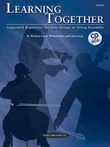 learning together: sequential repertoire for solo strings or string ensemble (violin), book & online audio