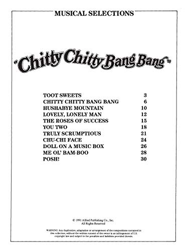 Chitty Chitty Bang Bang (Movie Selections): Piano/Vocal/Chords