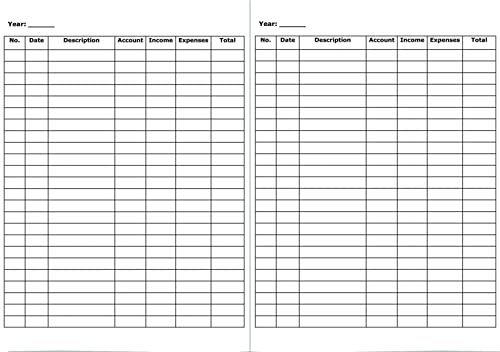 Ledger Book: Record Income and Expenses