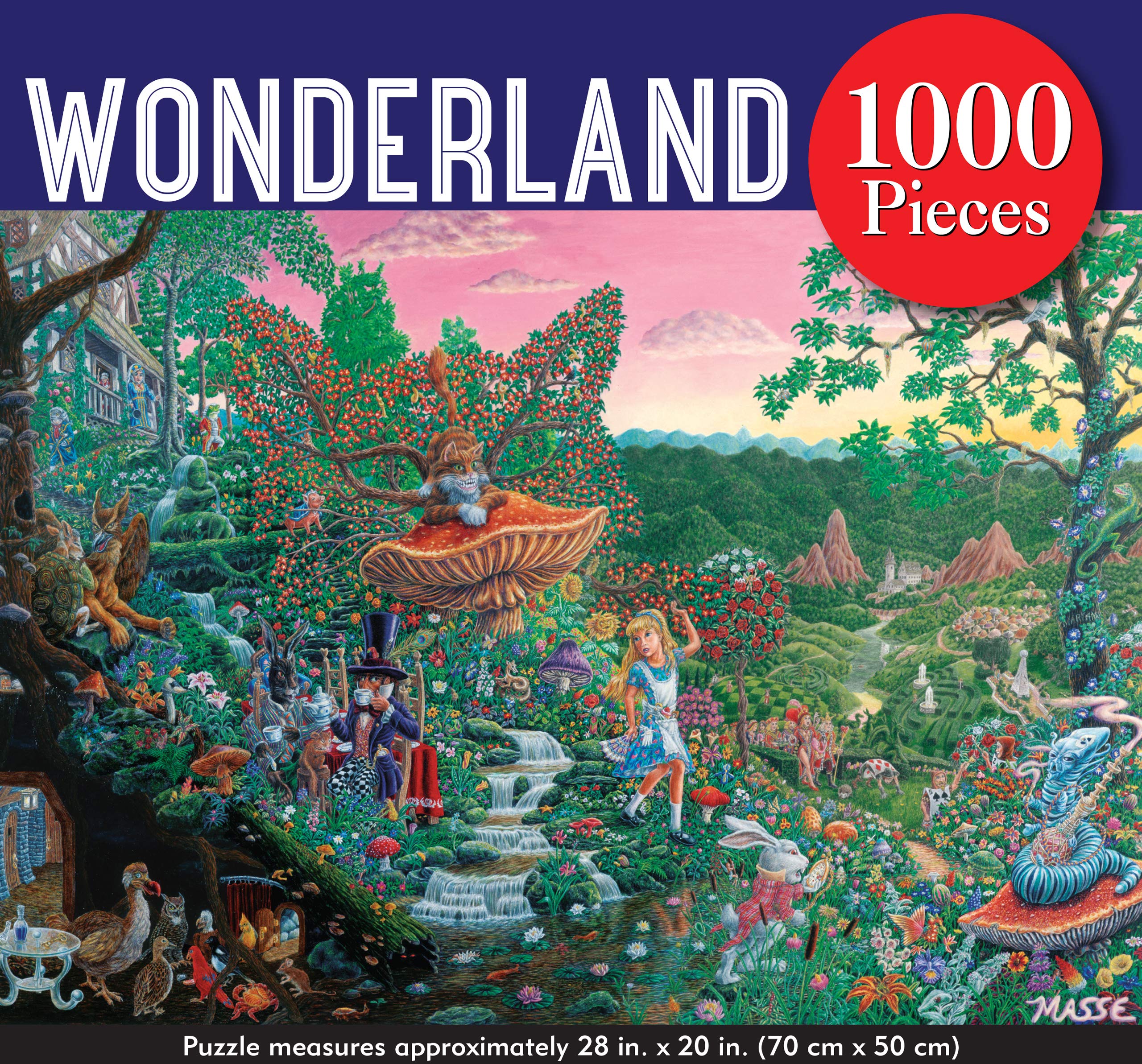 PETER PAUPER PRESS Alice in Wonderland 1000 Piece Jigsaw Puzzle