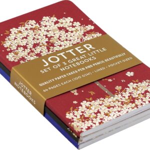 Falling Blossoms Jotter Notebooks (Set of 3)