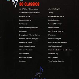 Van Halen - 30 Classics: Updated Edition (Guitar Recorded Versions)