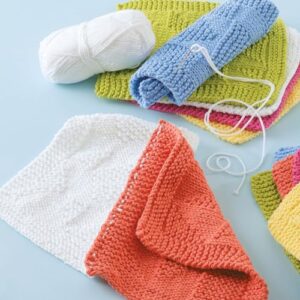 Knit Dishcloths: 15 Extremely easy designs inspired by quilt blocks! (Also includes Knook instructions)