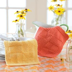 Knit Dishcloths: 15 Extremely easy designs inspired by quilt blocks! (Also includes Knook instructions)