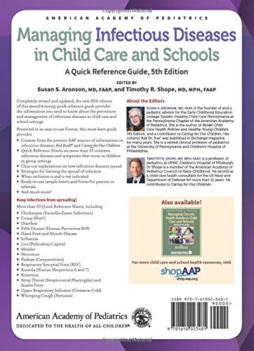 Managing Infectious Diseases in Child Care and Schools: A Quick Reference Guide