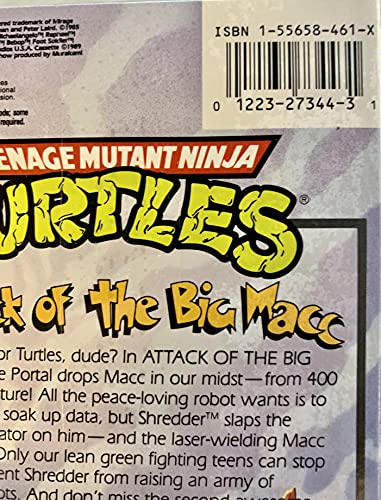 Teenage Mutant Ninja Turtles: Attack of the Big Macc [VHS]