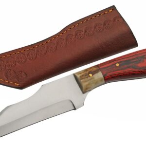 Redtail Stainless Steel Blade Wood/Stag 9 inch Hunting Knife