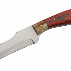 Redtail Stainless Steel Blade Wood/Stag 9 inch Hunting Knife