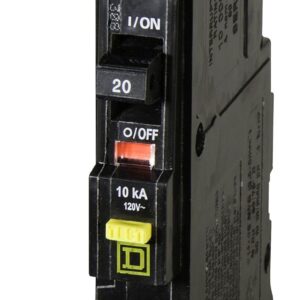 Square D - QO120GFICP QO Qwik-Gard 20 Amp Single-Pole GFCI Circuit Breaker