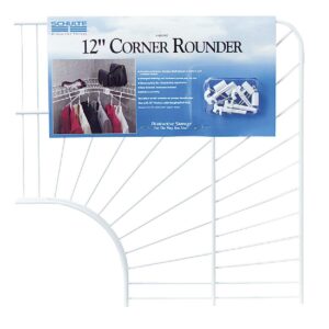 ClosetMaid 21066 Corner Shelf Kit, 12-Inch , White