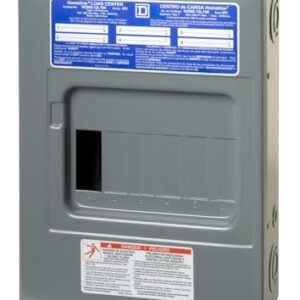 Square D by Schneider Electric HOM612L100SCP Homeline 100 Amp 6-Space 12-Circuit Indoor Surface, No Size, No Color