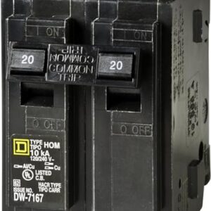 Square D - HOM220CP Homeline 20 Amp Two-Pole Circuit Breaker