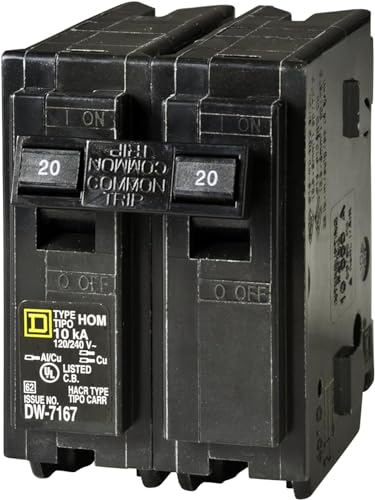 Square D - HOM220CP Homeline 20 Amp Two-Pole Circuit Breaker