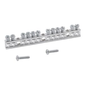 Square D by Schneider Electric PK12GTACP Square D Ground Bar Kits, Aluminum, 12 Terminals, Pack of 1, Metallic