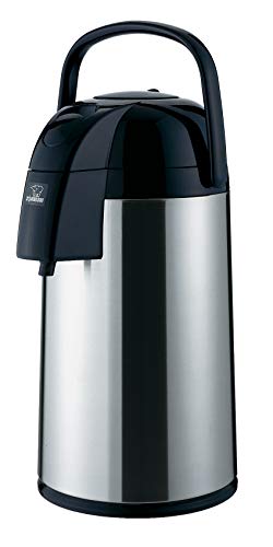 Zojirushi Supreme Air Pot Beverage Dispenser, 3.0 L, Polished Stainless