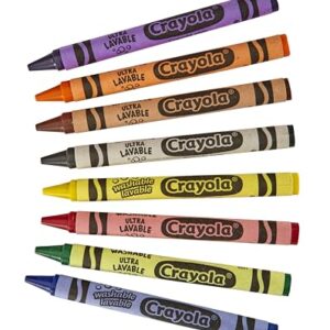 Crayola Washable Crayons, School Supplies, 24 Count