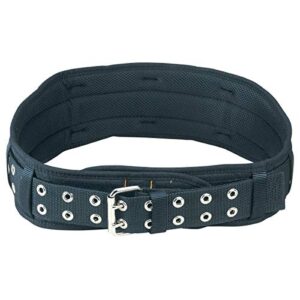 clc custom leathercraft 5625 padded comfort belt, 5 in. wide, black